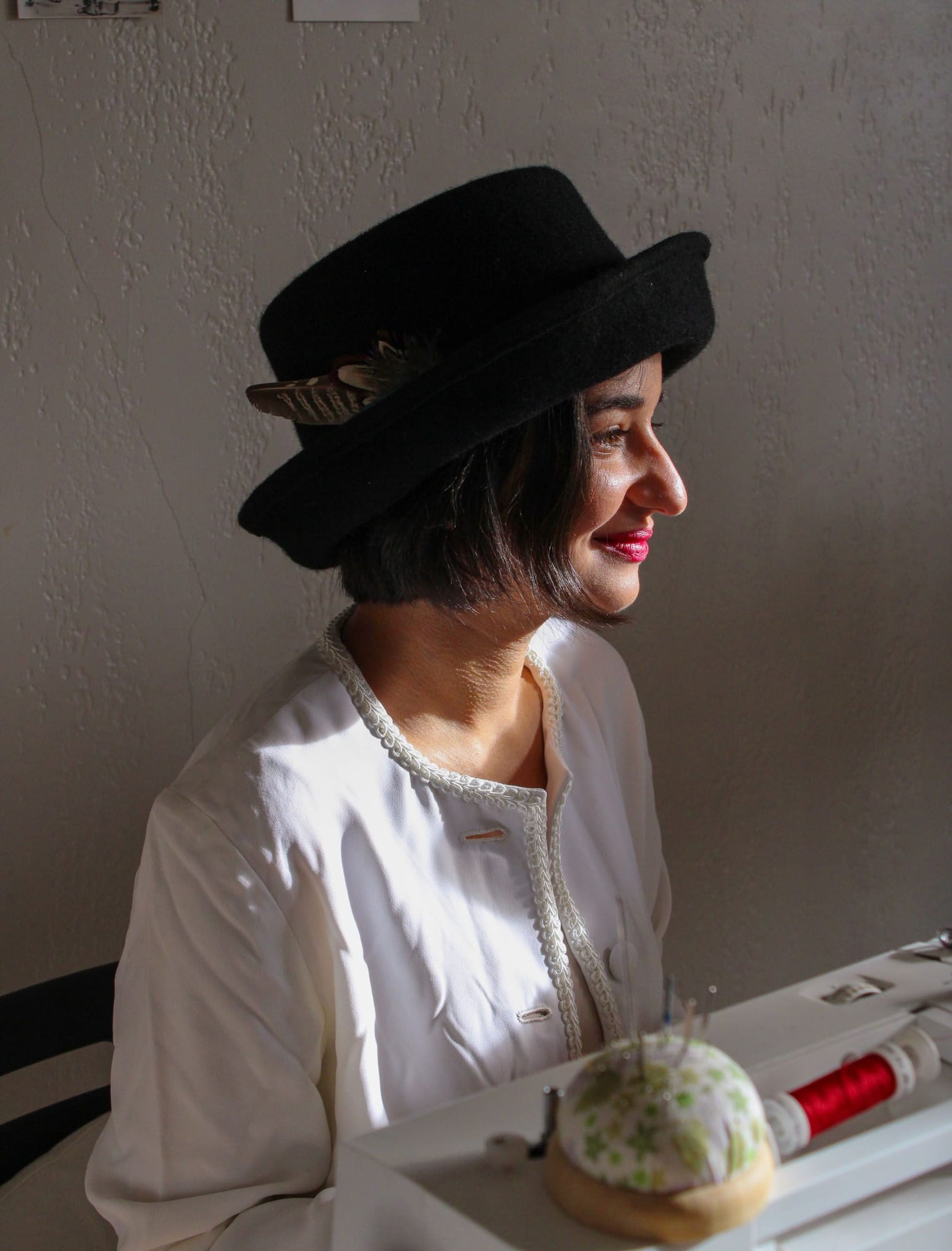 Chapeaux de modiste pour un concours de couture, photographie mode par Emma Bortot, photo 2